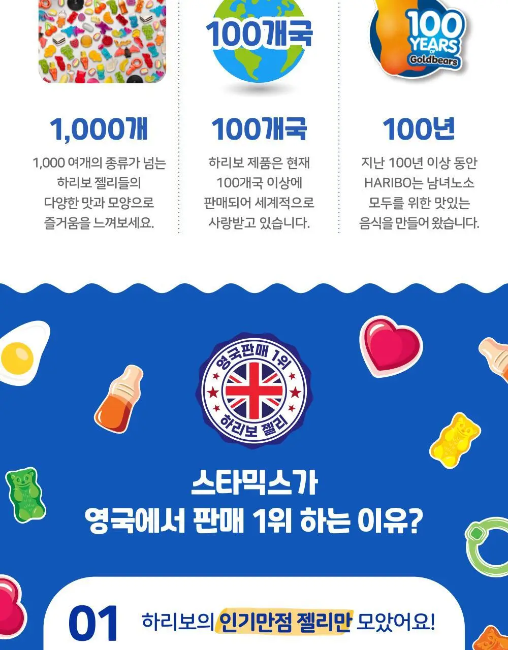 하리보 스타믹스 100G 상세페이지 3