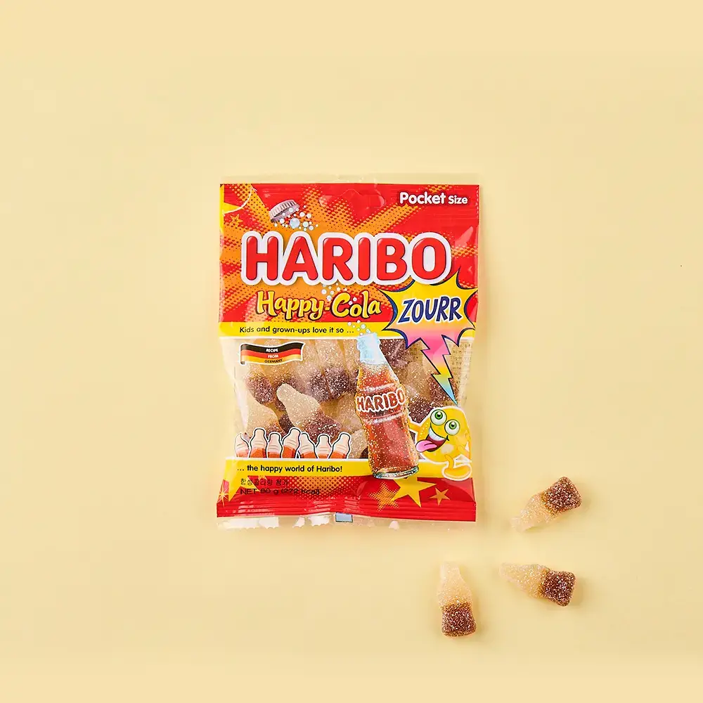 하리보 해피콜라 사우어 80g