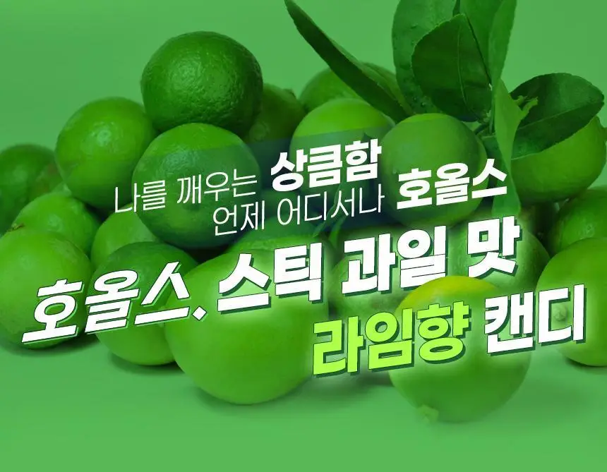 호올스 스틱 라임 27.9g 상세페이지 2