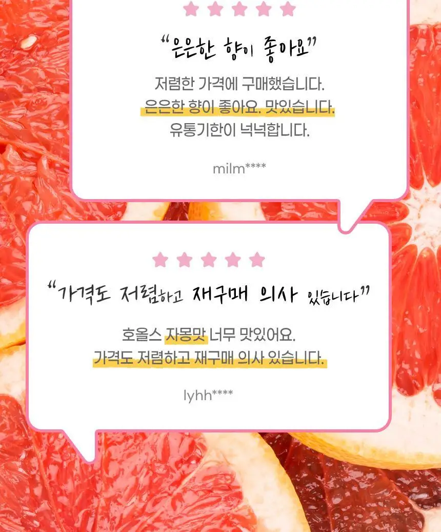 호올스 스틱 자몽 27.9g 외 4종 상세페이지 4