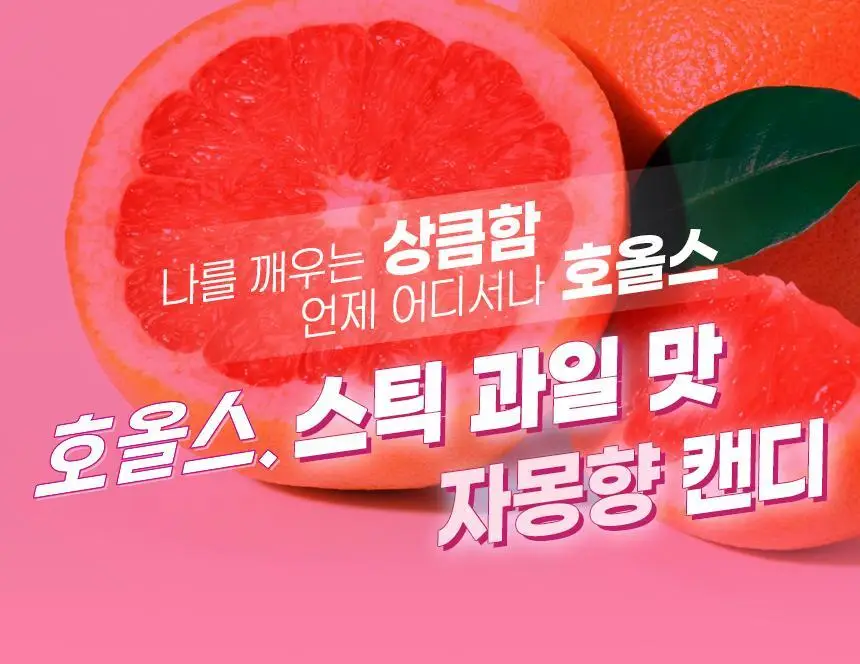 호올스 스틱 자몽 27.9g 상세페이지 2