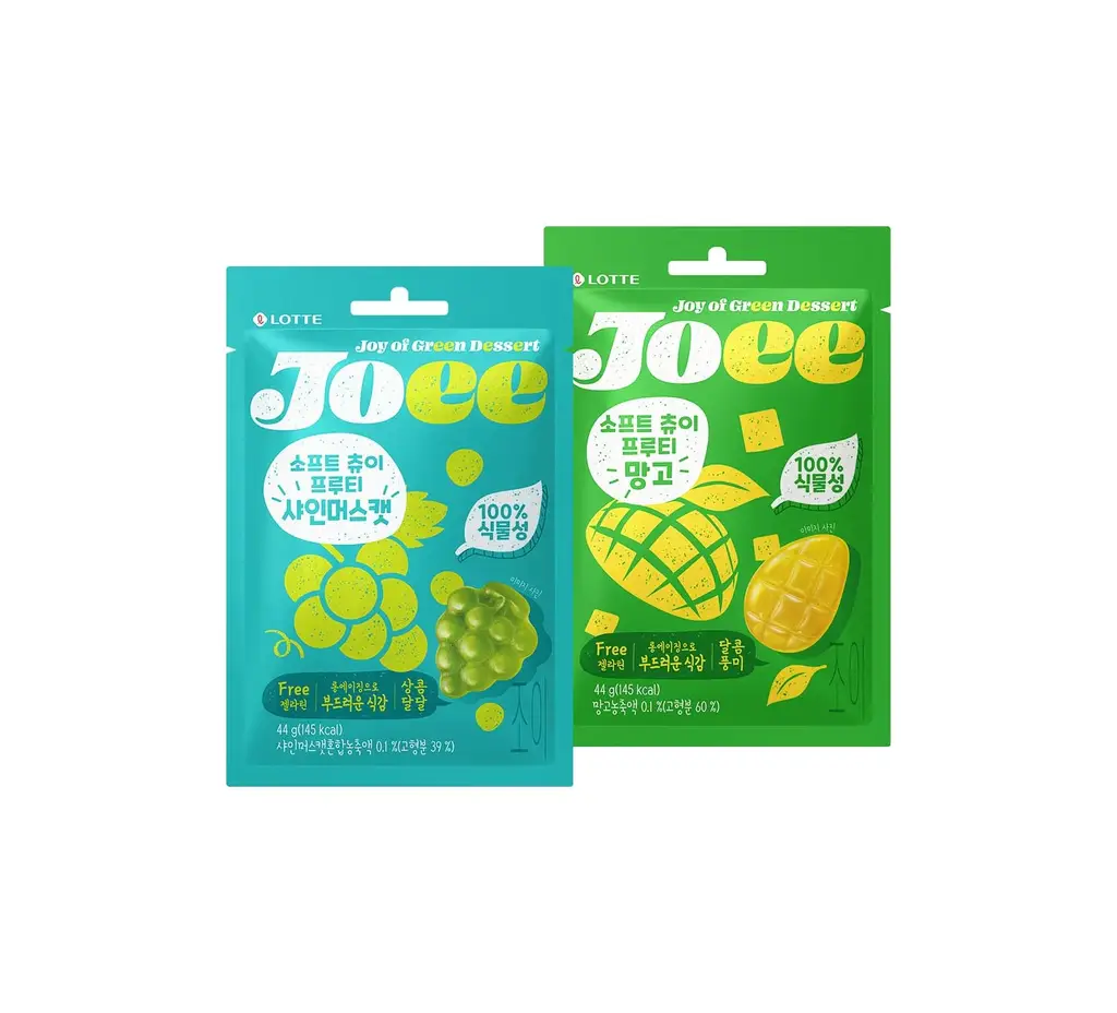 JOEE 소프트 츄이 프루티 2종 (망고,샤인머스캣)