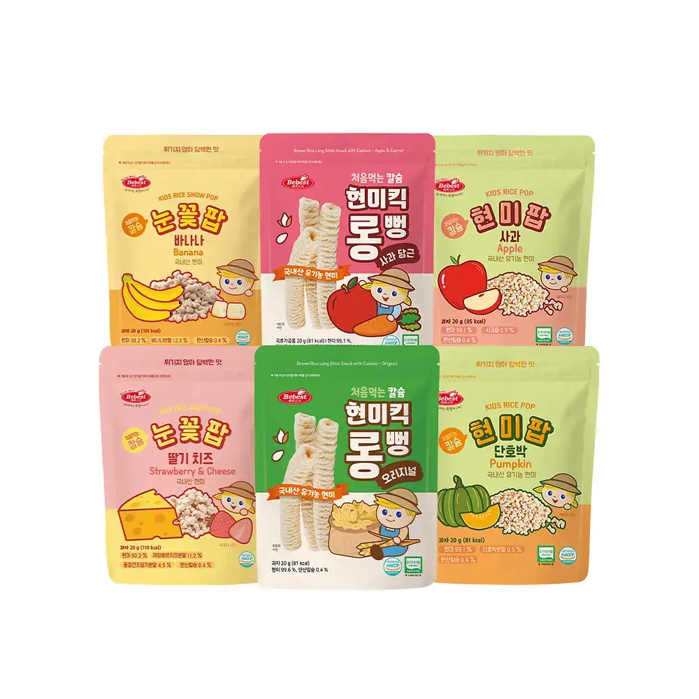 베베스트 처음먹는 현미과자 6종 중 택1