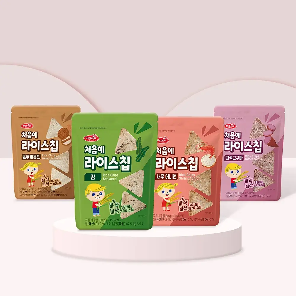 베베스트 처음에 라이스칩 3종