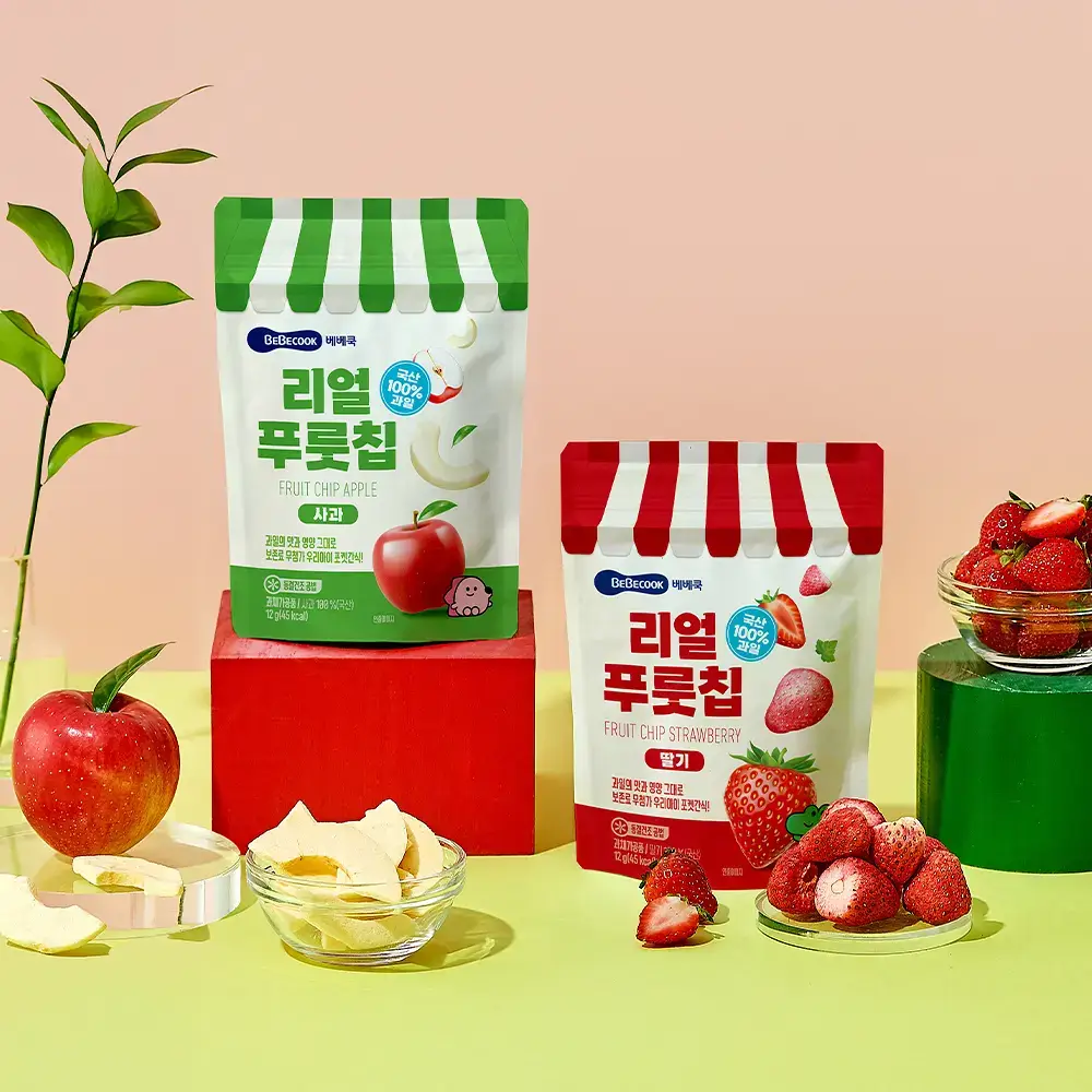 베베쿡 리얼푸룻칩 1개(12g) 2종 택1