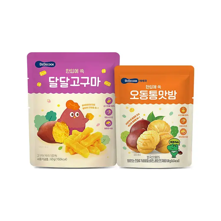 베베쿡 원물간식(오동통맛밤/달달고구마) 1개 2종 택1