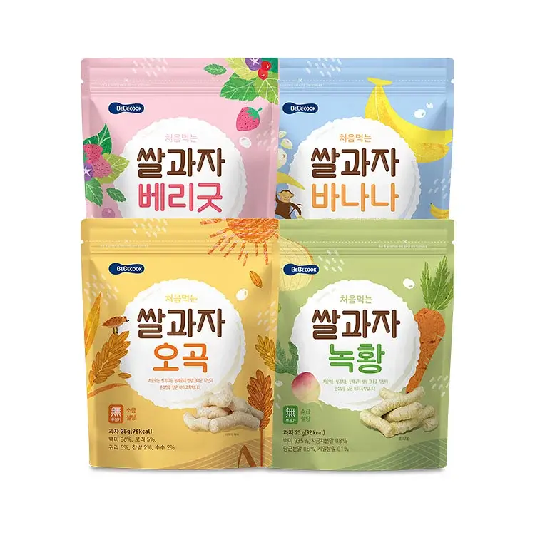 베베쿡 처음먹는 쌀과자 1개(25g) 4종 택1