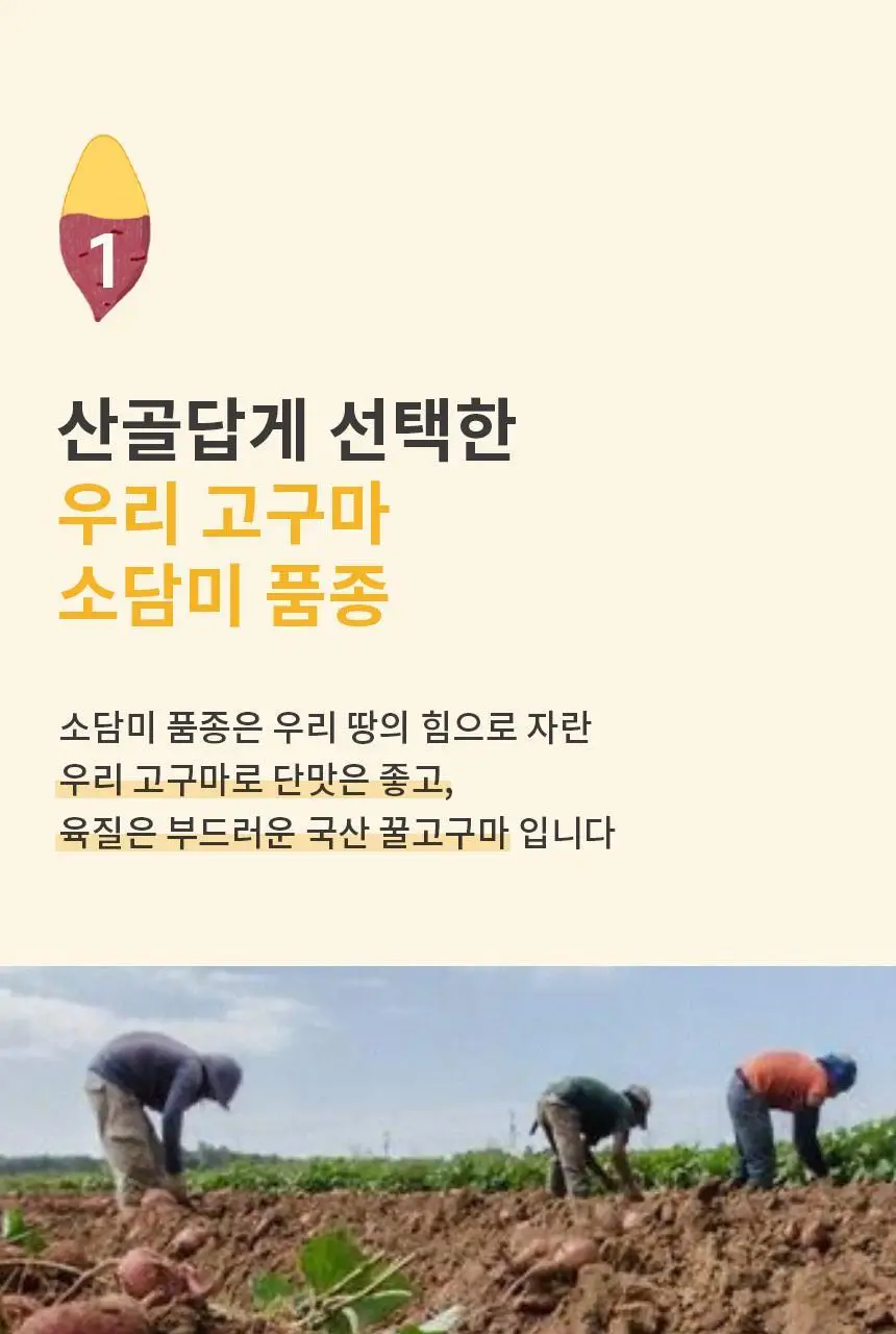 산골이유식 산골 고구마 70g 상세페이지 6