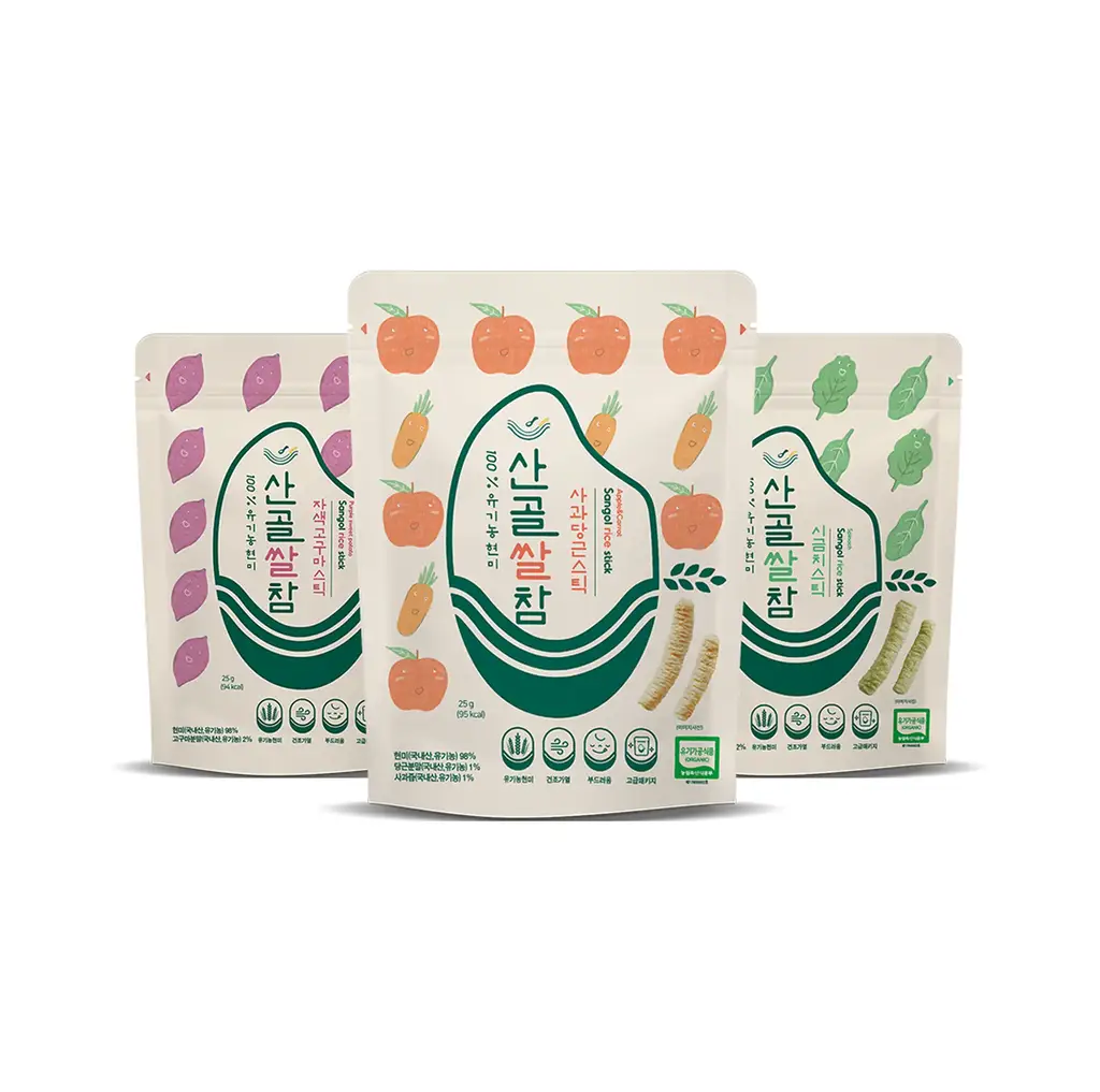 산골이유식 산골쌀참 25g 3종 택1