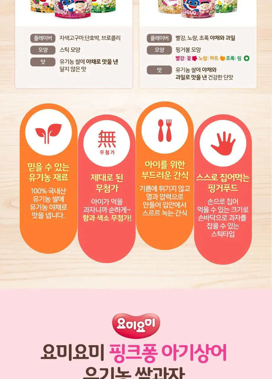 요미요미 유아과자 17종 골라담기 택1 상세페이지 6
