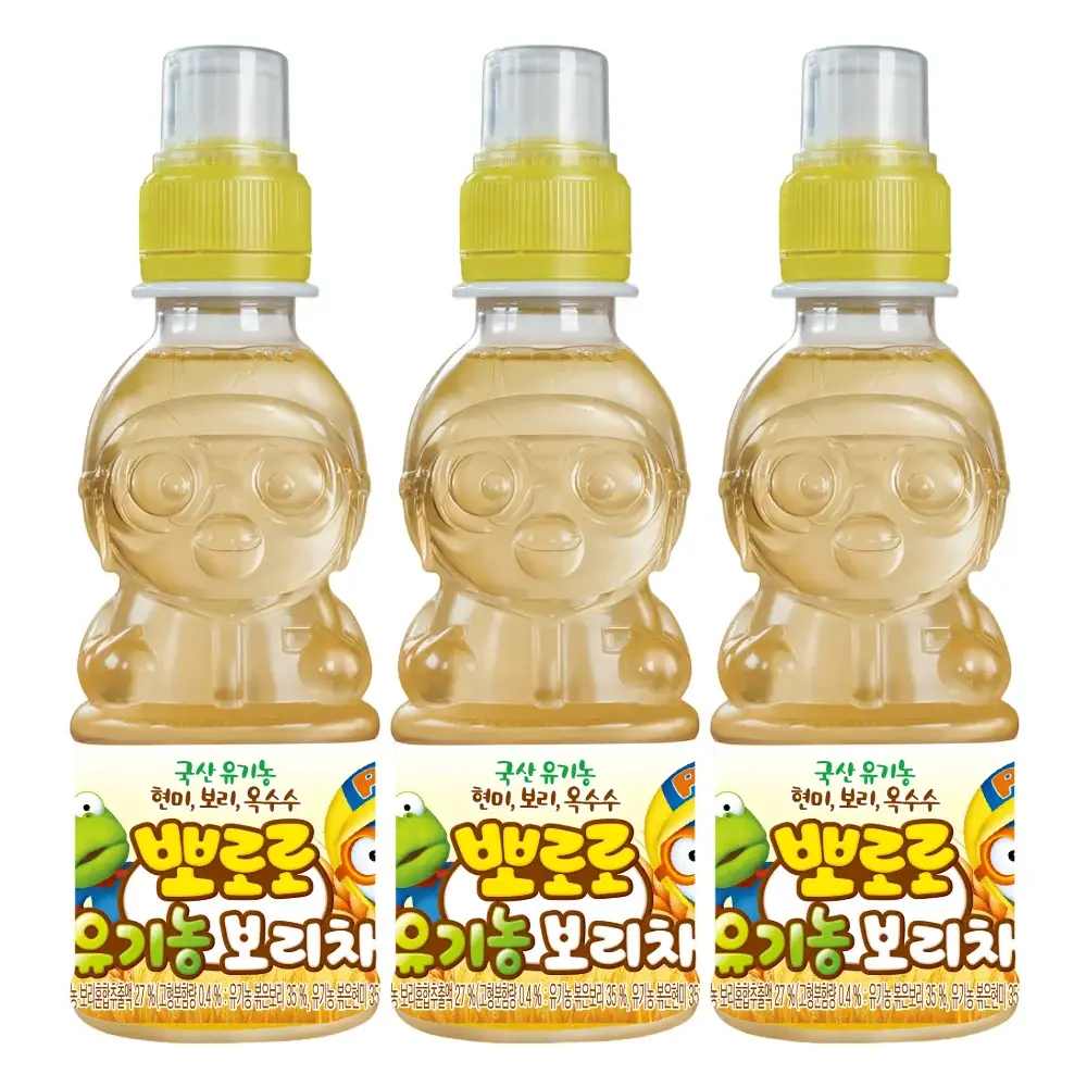 팔도 뽀로로 어린이음료 220ml 24개 유기농 보리차