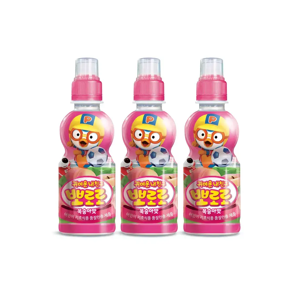 팔도 뽀로로 어린이음료 235ml 24개 복숭아맛
