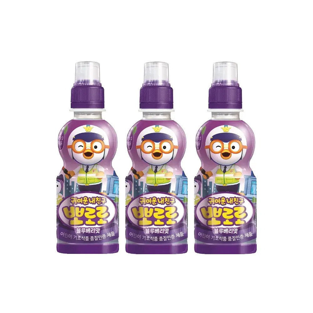 팔도 뽀로로 어린이음료 235ml 24개 블루베리맛