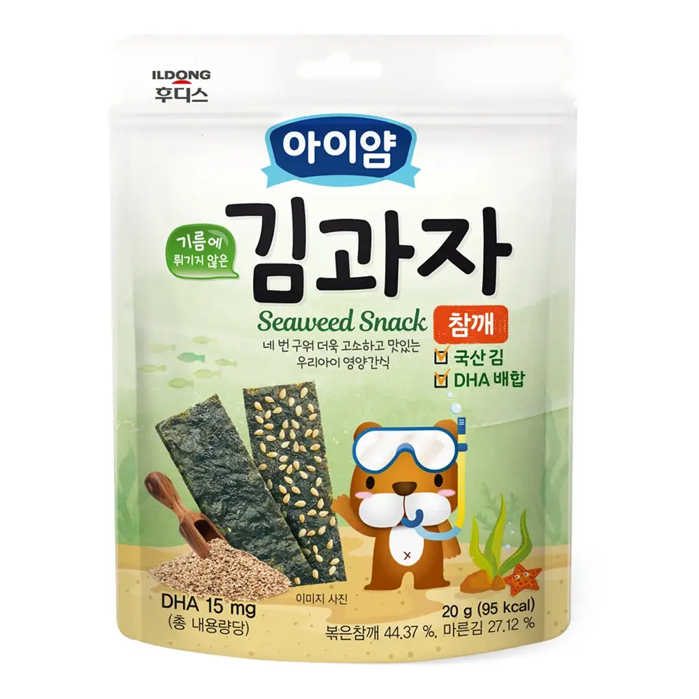 후디스 아이얌 김과자 참깨 (1개/5개/10개)