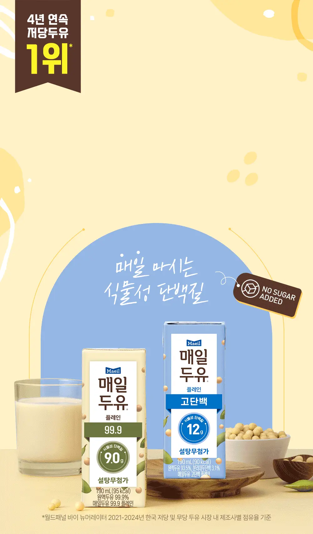매일두유 190ml 24팩 6종 택1 상세페이지 5