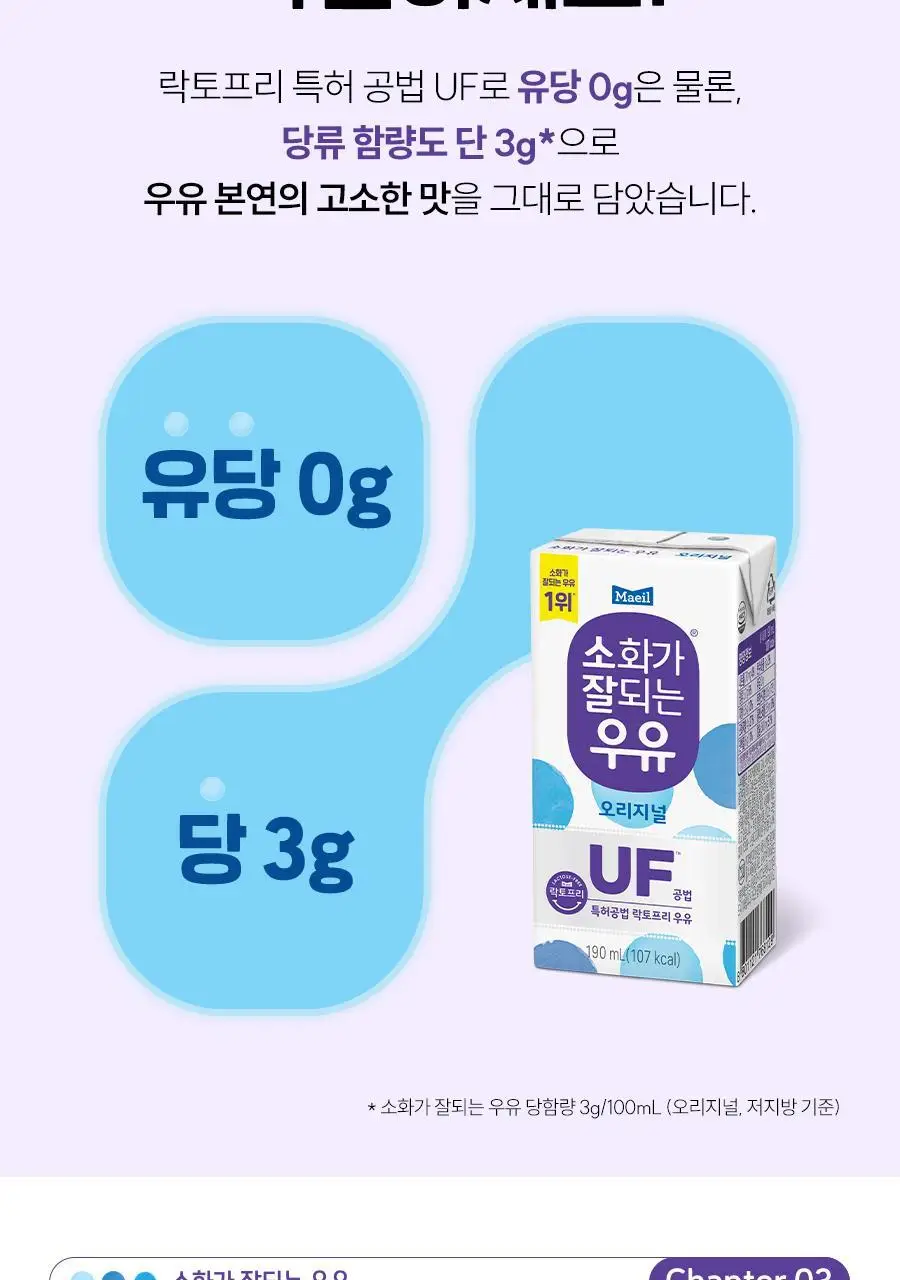 소화가 잘되는 우유 190ml 24팩 5종 택 1 상세페이지 11