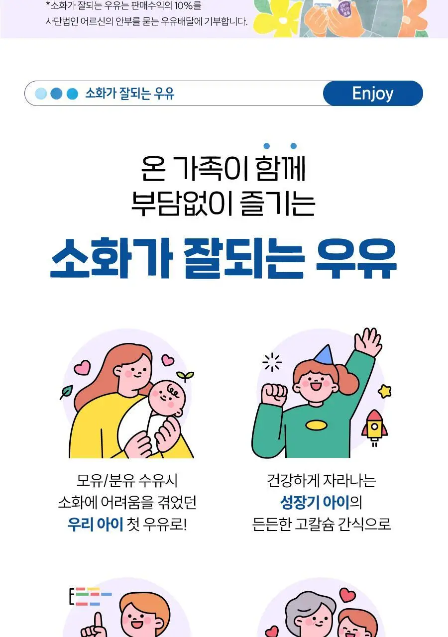 소화가 잘되는 우유 190ml 24팩 5종 택 1 상세페이지 15