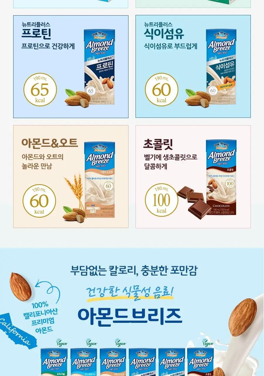 아몬드브리즈 언스위트 190ml 상세페이지 3