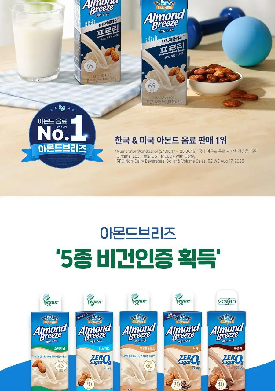 아몬드브리즈 190ml 48팩 5종 택1 상세페이지 23