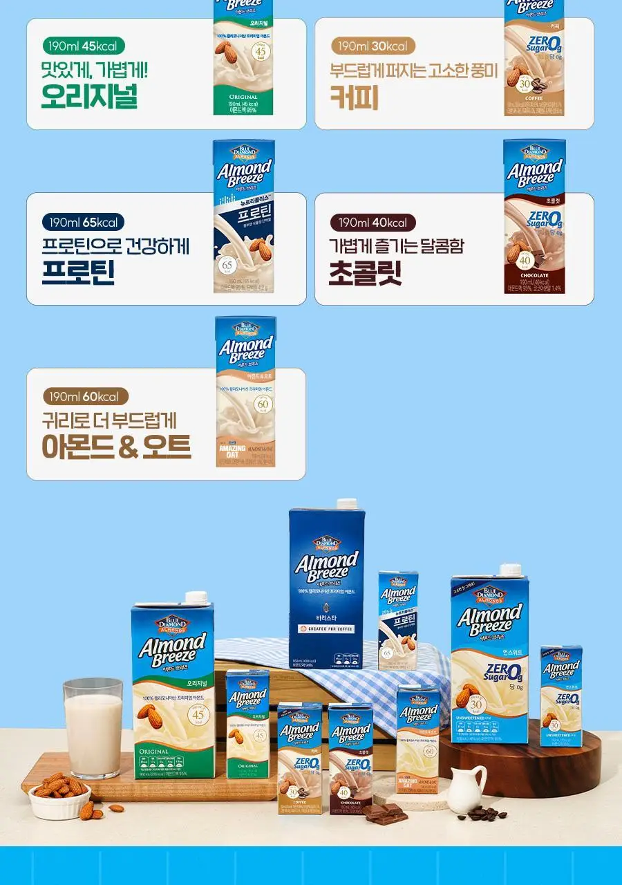 아몬드브리즈 190ml 48팩 5종 택1 상세페이지 25