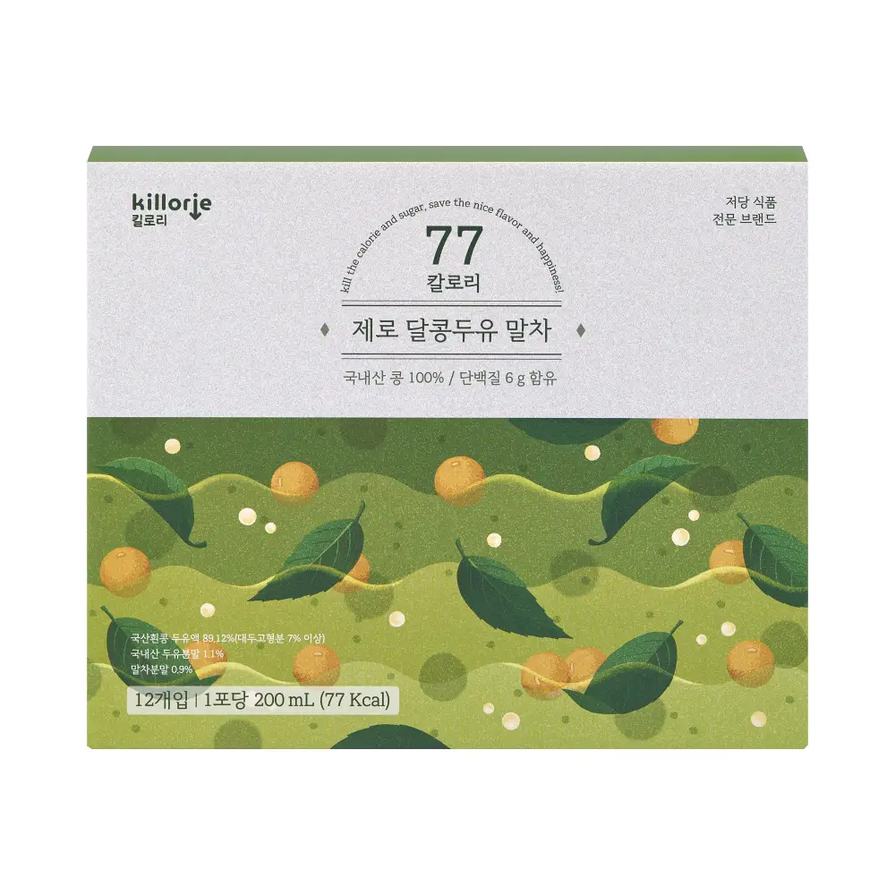 킬로리 제로달콩두유 말차 12개입