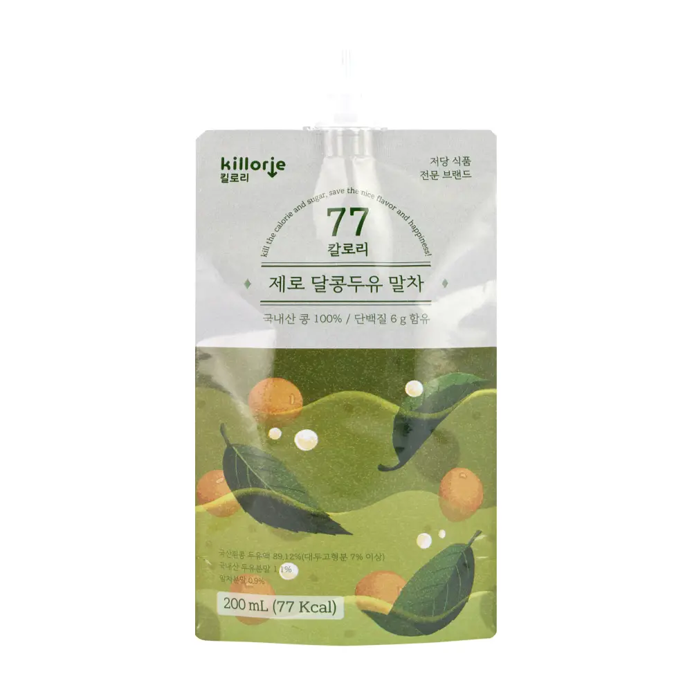 킬로리 제로달콩두유 말차 200ml