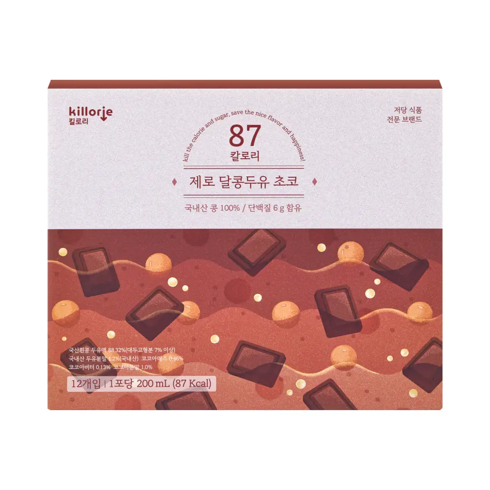 킬로리 제로달콩두유 초코 12개입