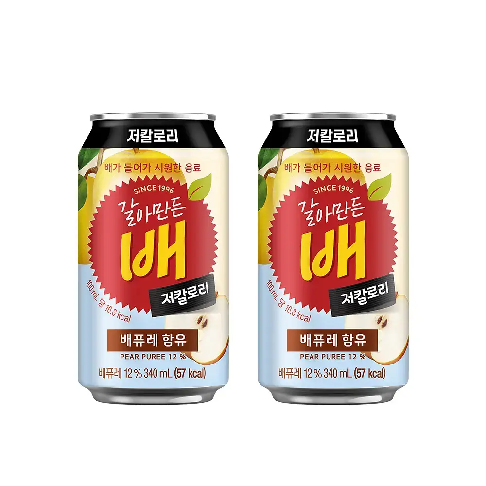 갈아만든 배 저칼로리 340ml 24입