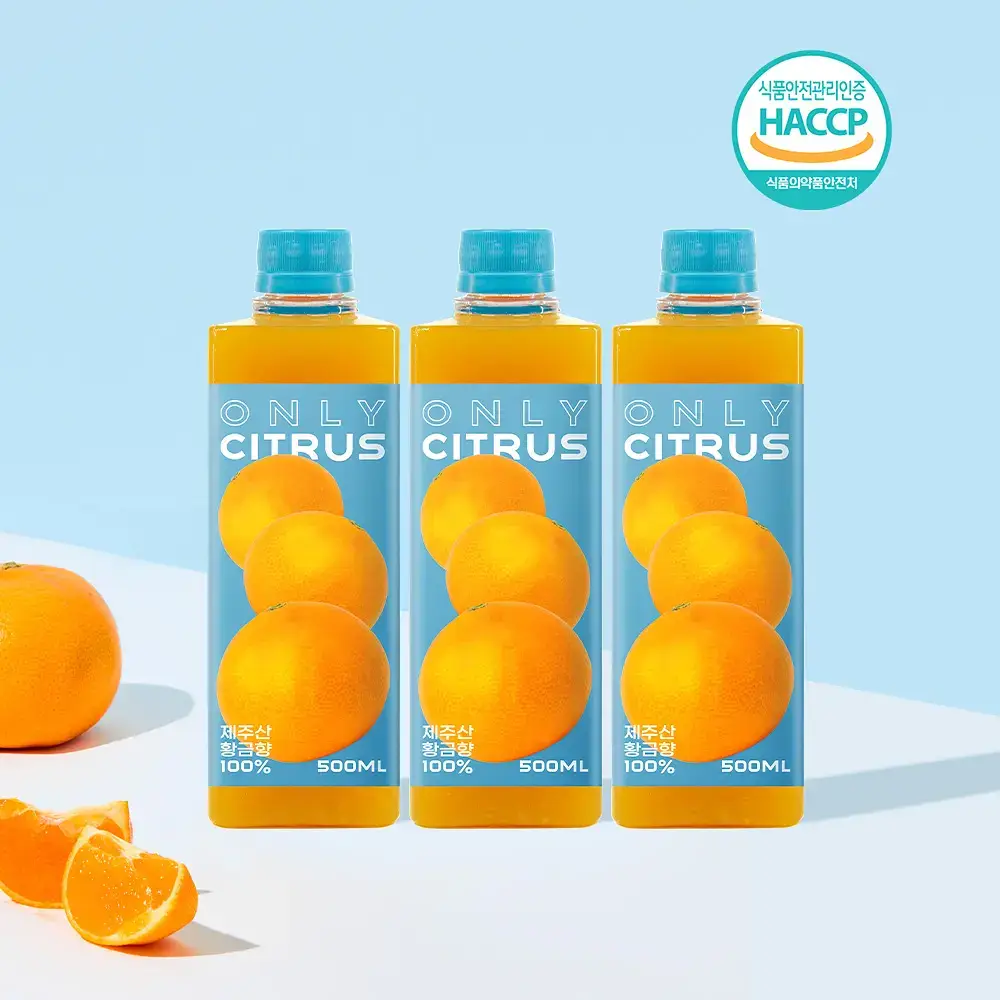 귤메달 황금향주스 500ml 3ea