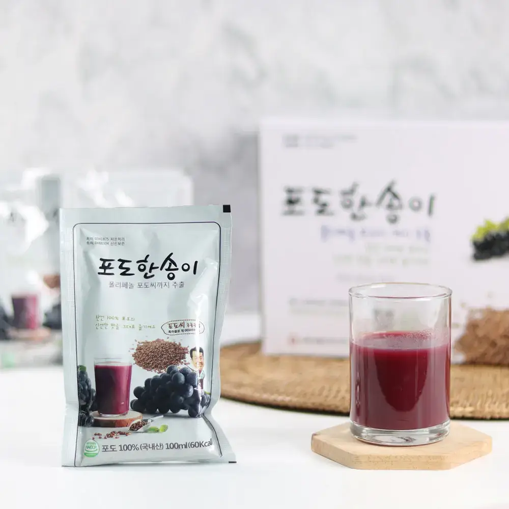 김재식헬스푸드 포도한송이 포도즙 100ml 30팩 x 1박스