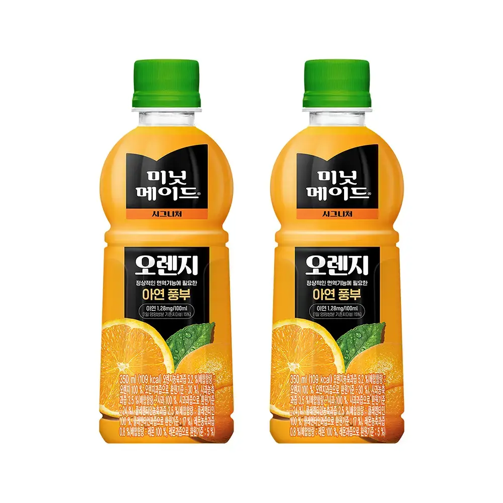 미닛메이드 시그니처 오렌지 350ml 24개