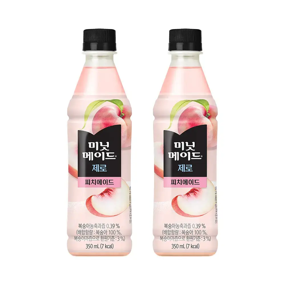 미닛메이드 제로 피치에이드 350ml 24입