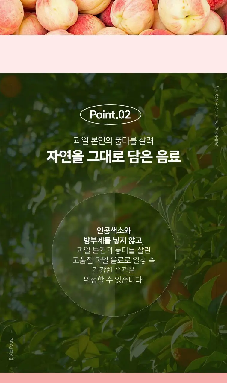 비비오 이네타리 페스카(복숭아) 200ml 상세페이지 5