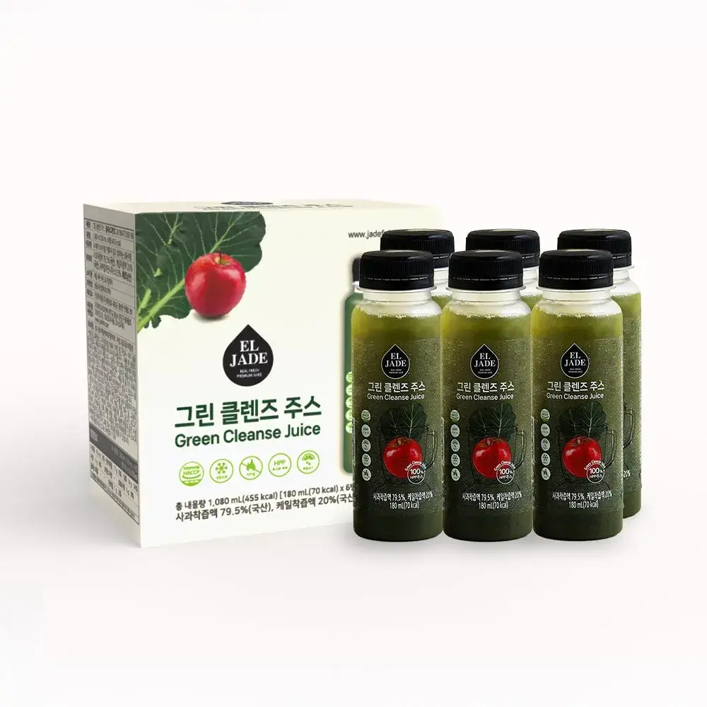 엘제이드 주스 5종 택 1(그린클렌즈/사과당근/제주당근/ABC/코코넛밀크)180mL 6입/100mL 8입