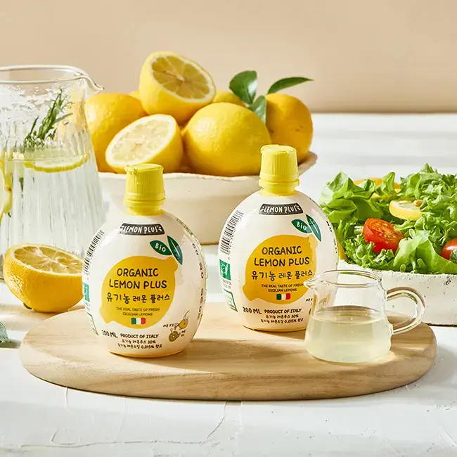 유로푸드 유기농 레몬 플러스 200ml