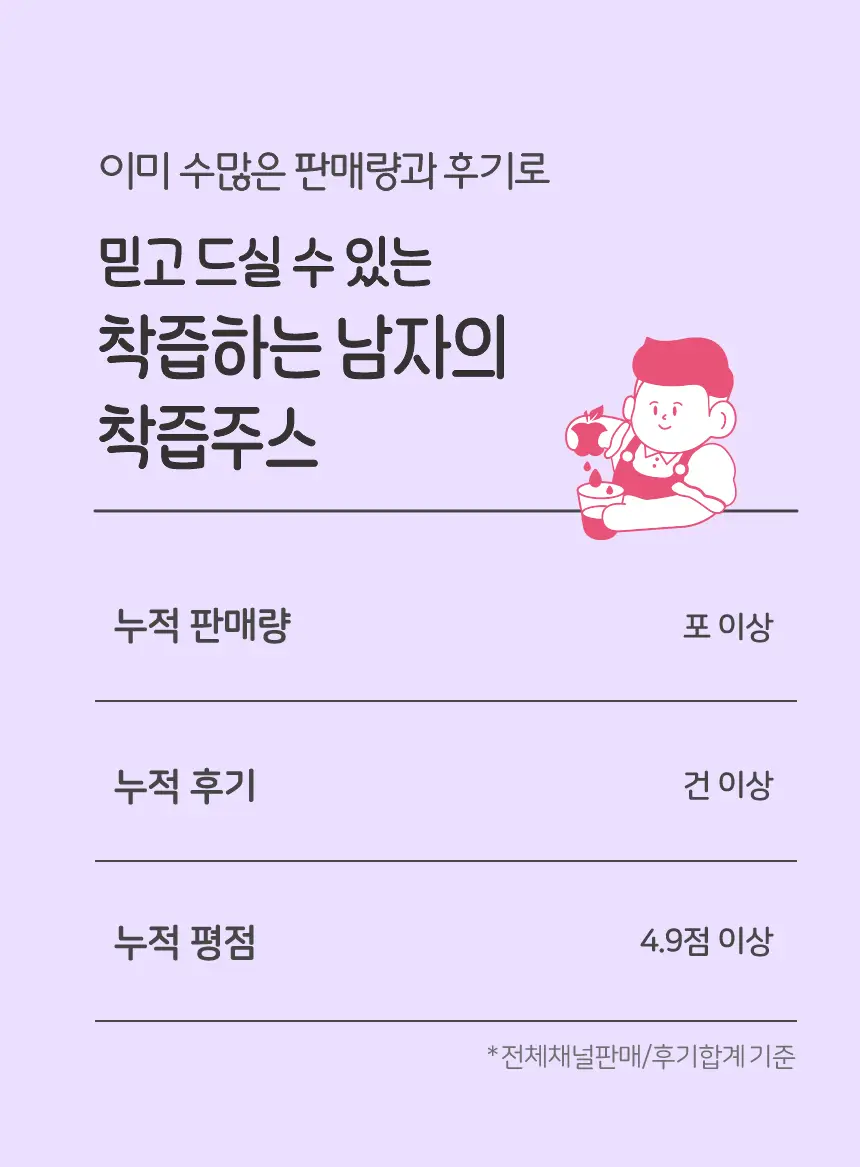 착즙하는남자 배도라지즙 100ml 상세페이지 2