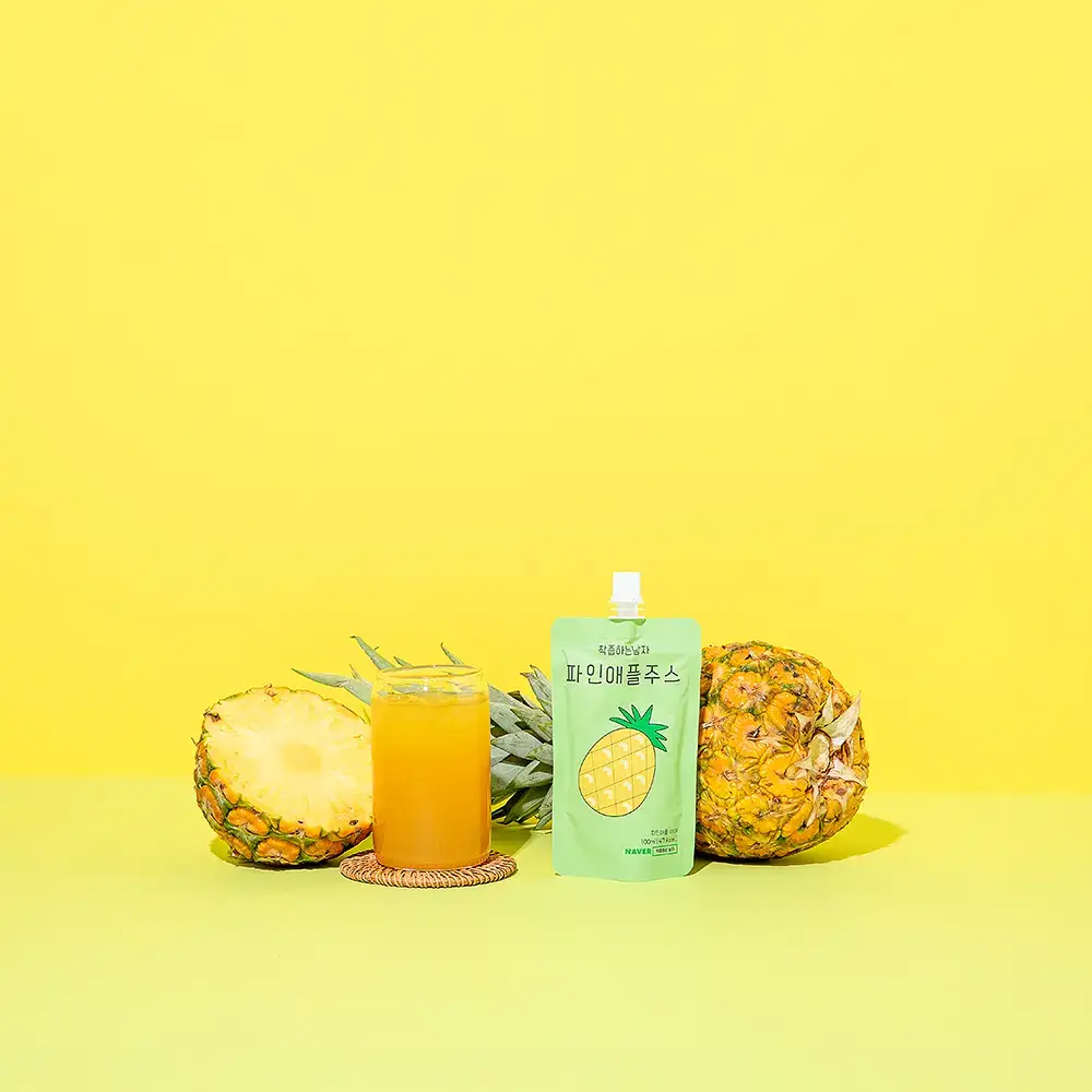 착즙하는남자 파인애플주스 100ml