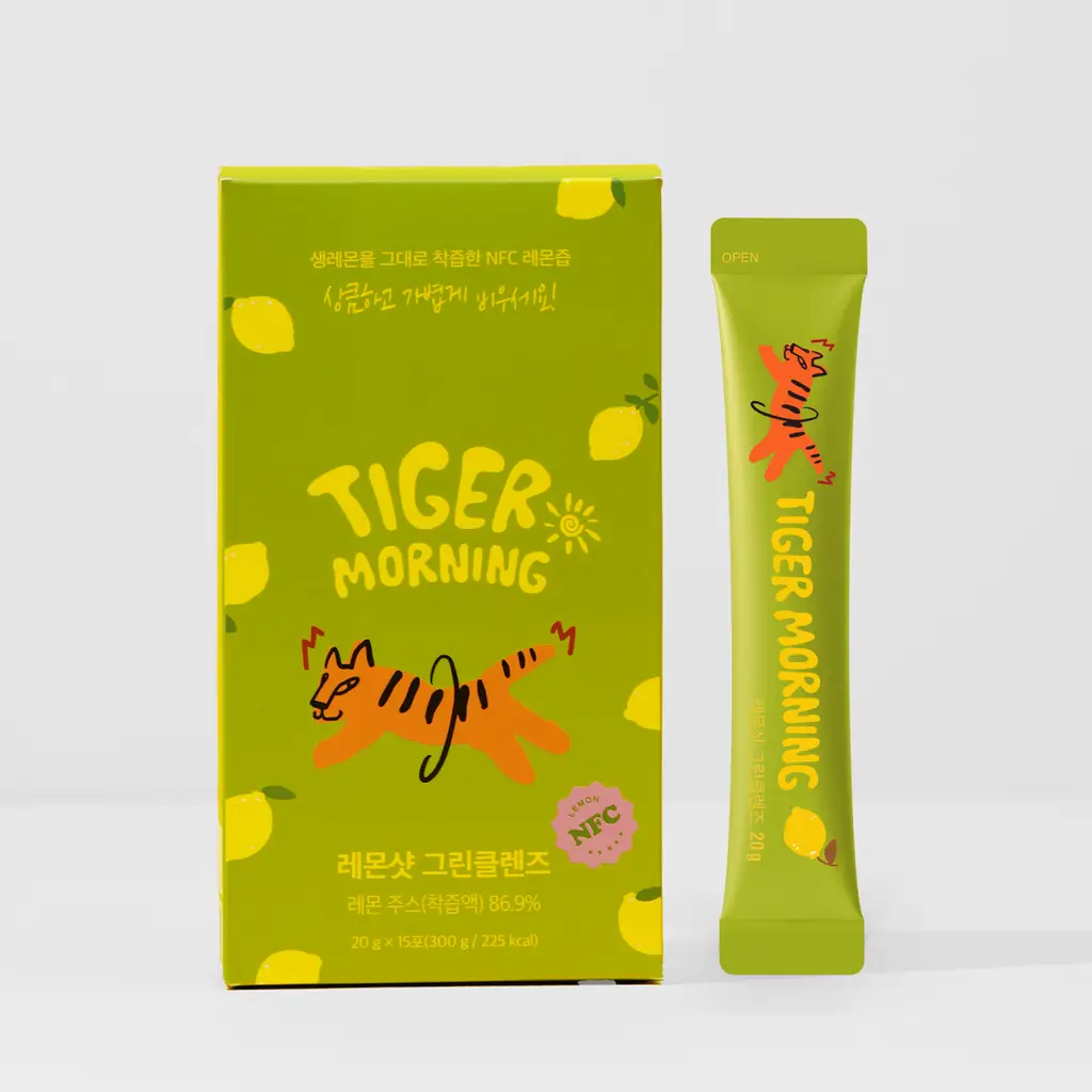 타이거모닝 레몬샷 그린클렌즈 20g 15개입
