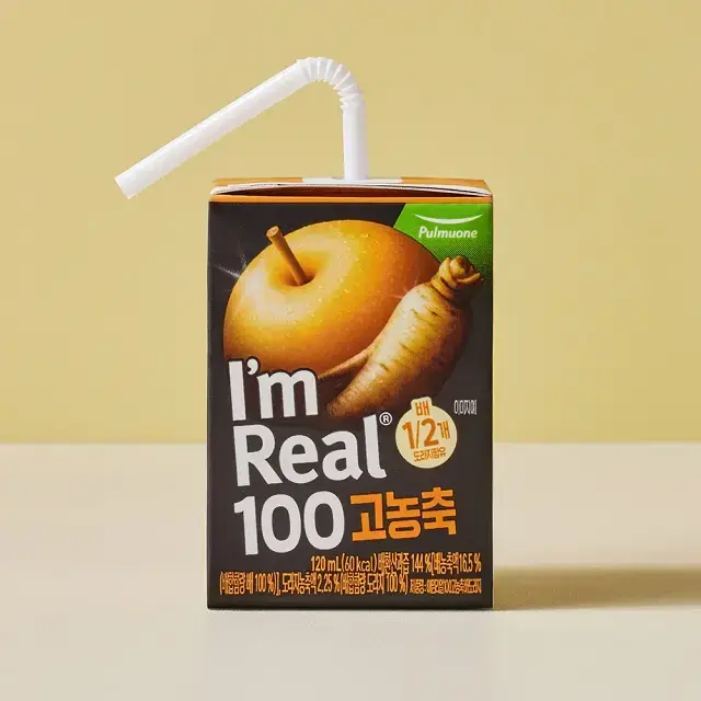풀무원식품 아임리얼100 120ml 고농축 배도라지