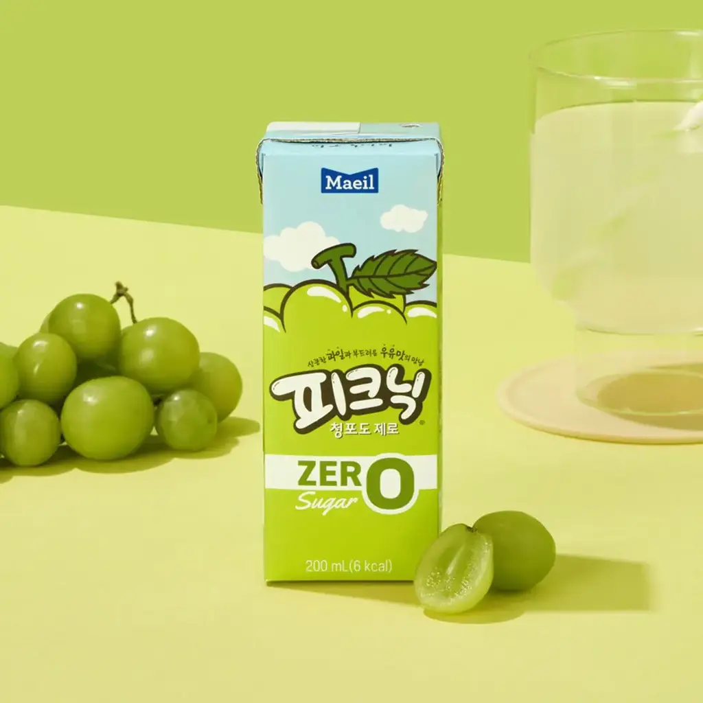 피크닉 청포도 제로 200ml 24팩