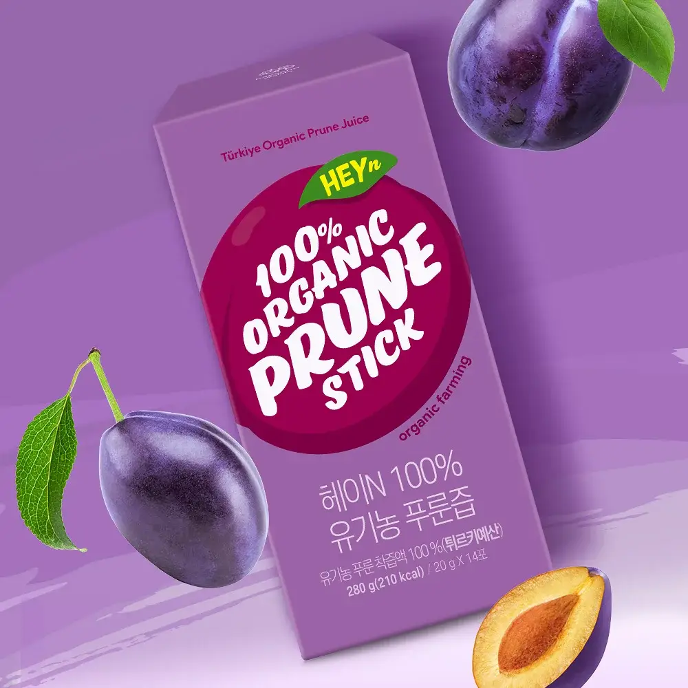 헤이N 100% 유기농 푸룬즙 20ml 14포