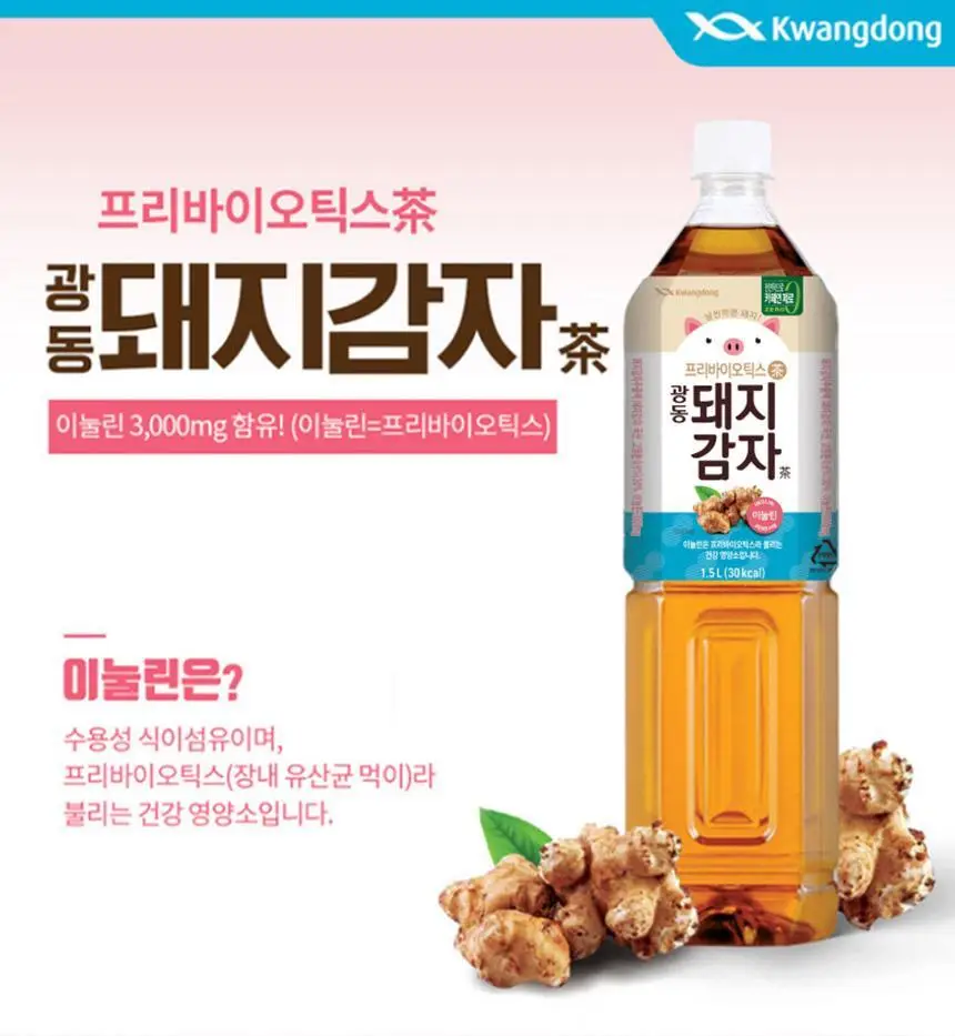광동 돼지감자차 1.5L/500ml 6pet/12pet/24pet 상세페이지 3