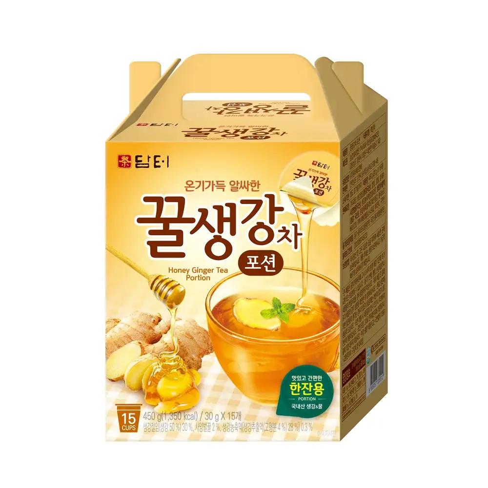 담터 꿀 생강차 포션 15T
