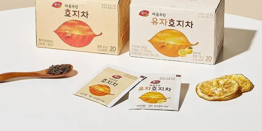동서 마음우린 유자 호지차 (티백) 18g 상세페이지 11