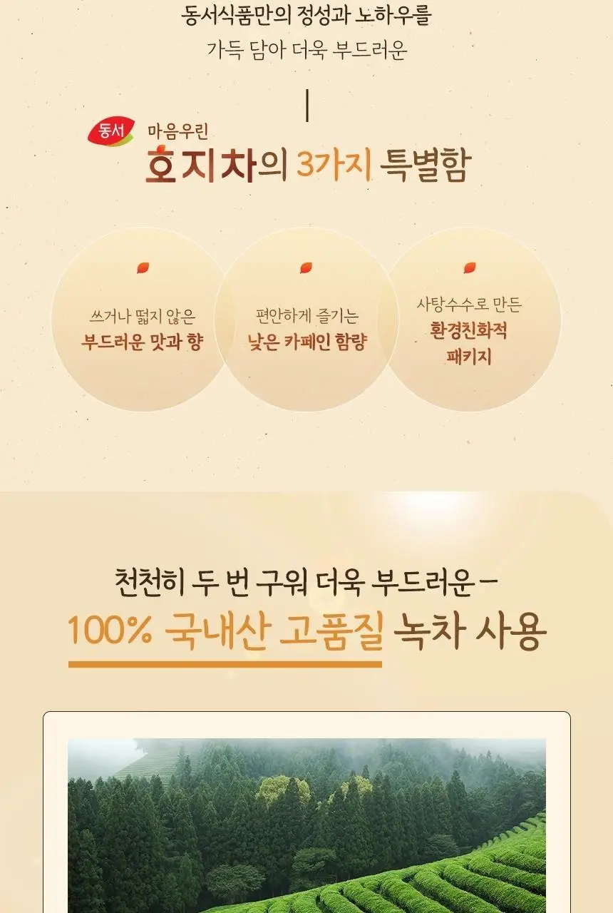 동서 마음우린 호지차 (티백) 20g 상세페이지 5