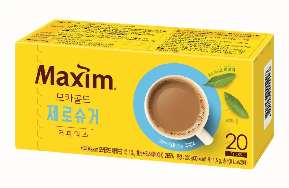 동서 맥심 모카골드 제로슈거 커피믹스 20개입