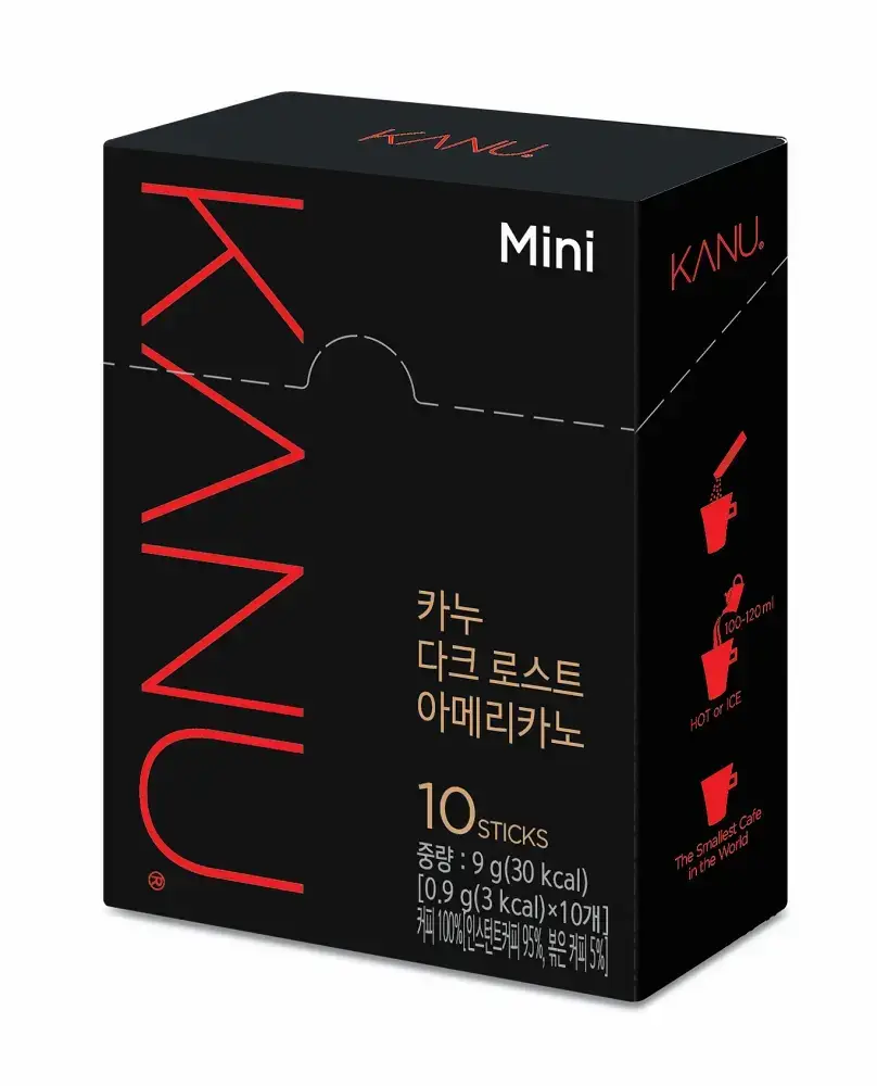 동서 맥심 카누 미니 다크로스트 10입