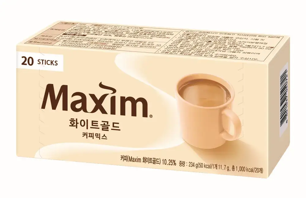동서 맥심 화이트골드 커피믹스20T