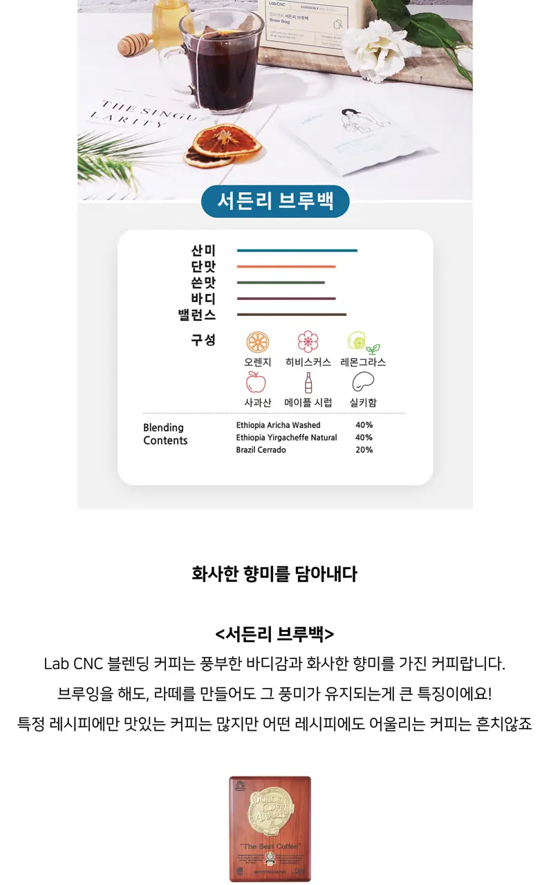 랩씨앤씨 서든리 커피 브루백 Brew Bag 6티백 상세페이지 22
