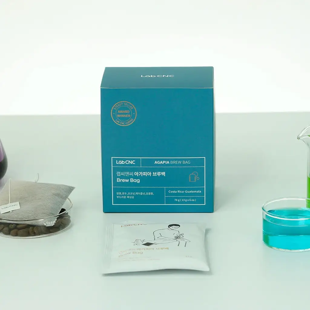 랩씨앤씨 아가피아 커피 브루백 Brew Bag 6티백